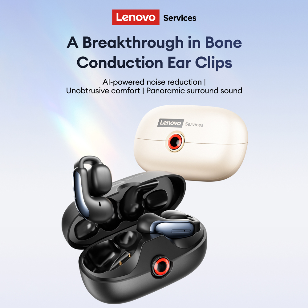 Earbuds Charging Case - Lenovo LES-108 Beengeleiding TWS Oorclips Oortelefoon