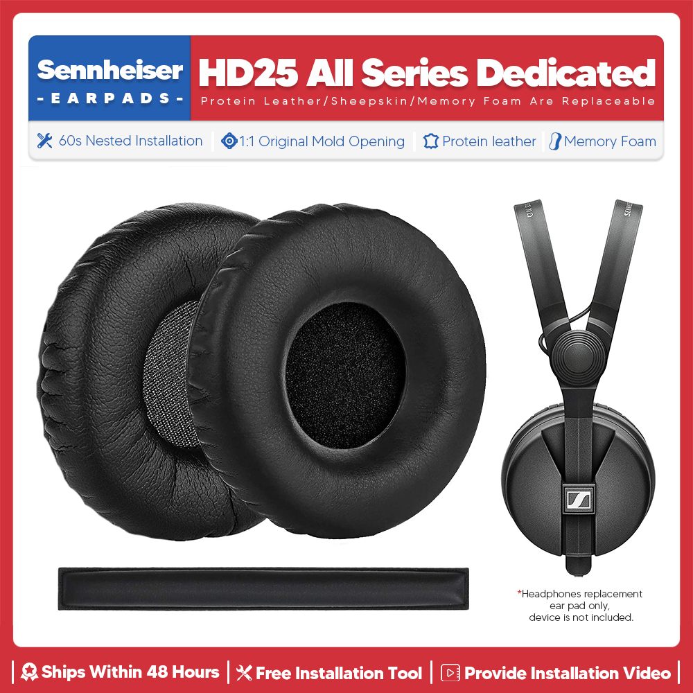 Sennheiser Headphone Hd 25 - Vervangende Oorkussentjes Voor Sennheiser Hd 25