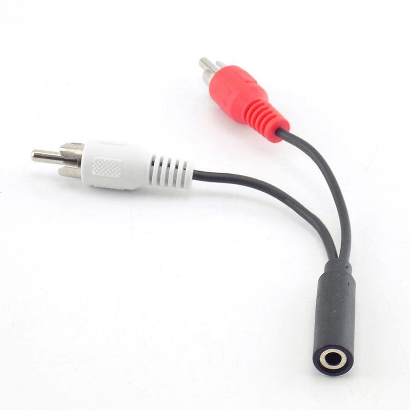 Cable Extension 3.5 - 3.5mm RCA Vrouwelijke jack Stereo naar