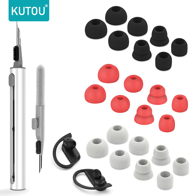 Silicone Ear Tip Replacement - Kutou Vervangende Siliconen Oordopjes Voor Powerbeats
