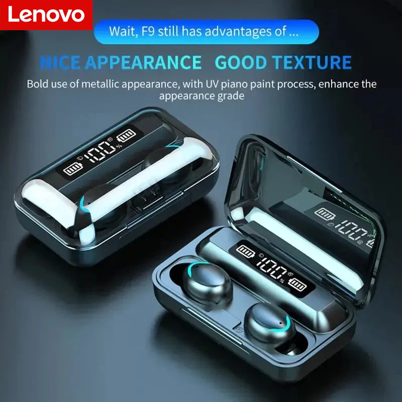Lenovo F9 draadloze Bluetooth- - Earbuds Charging Case recensie en prijs
