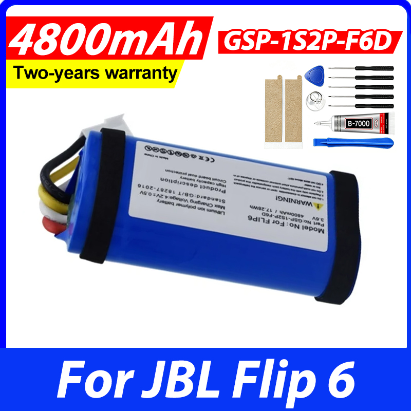 4800mAh Batterij Voor JBL Flip - Jbl Speaker Flip 6 recensie en prijs