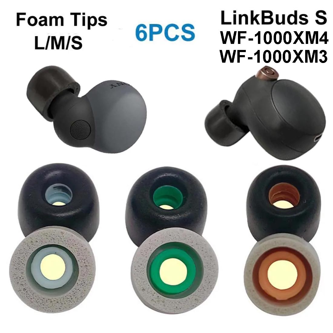 Memory Foam Oordopjes Voor Son - Earphone Foam Tip recensie en prijs
