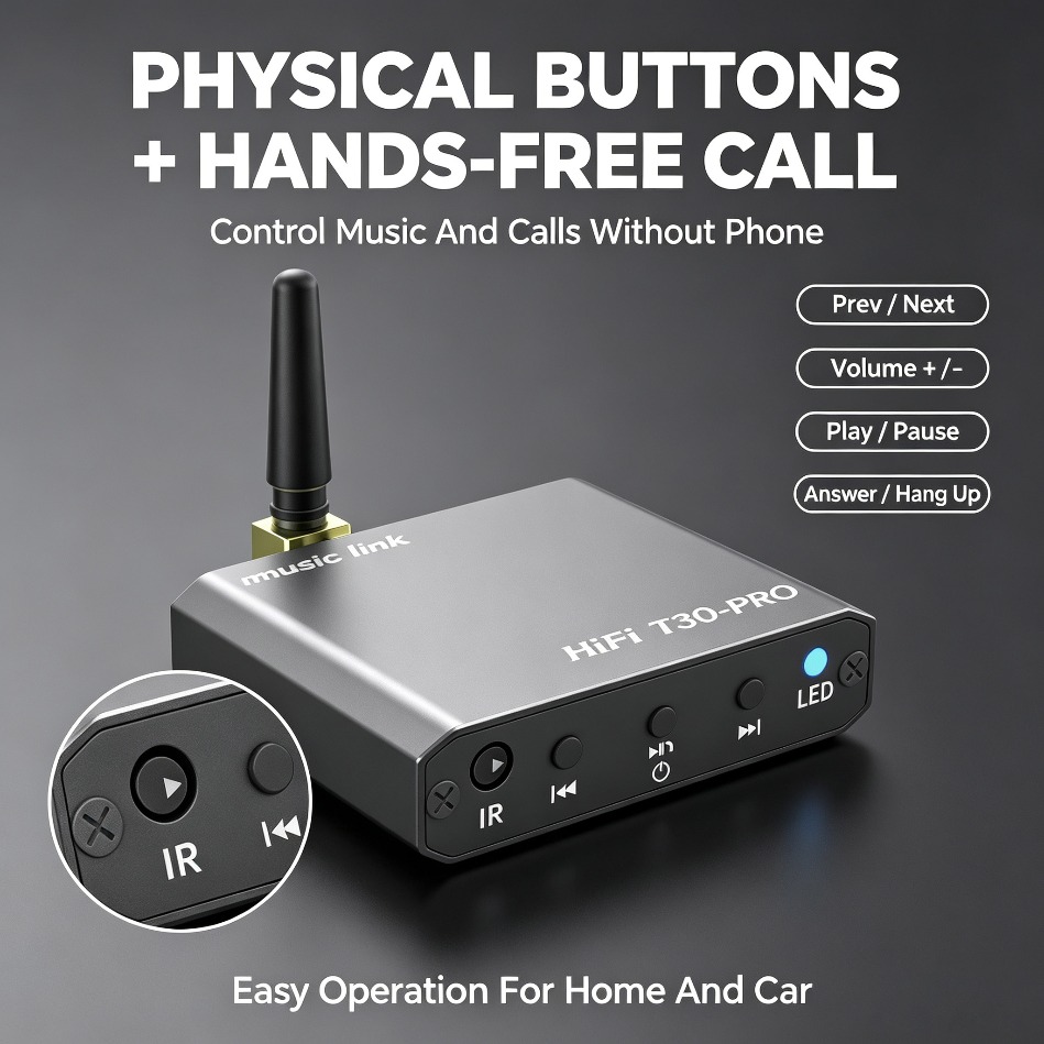 Bluetooth 5.2 Audio-ontvanger  - Bluetooth Adapter Receiver recensie en prijs