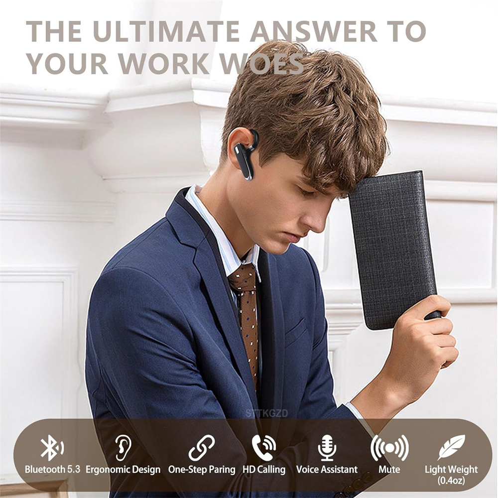 Draadloze Bluetooth-hoofdtelef - Bluetooth Headset On Ear recensie en prijs