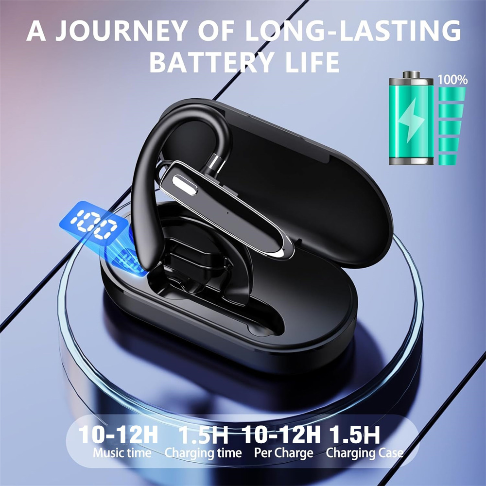 Draadloze Bluetooth-hoofdtelef - Bluetooth Headset On Ear recensie en prijs