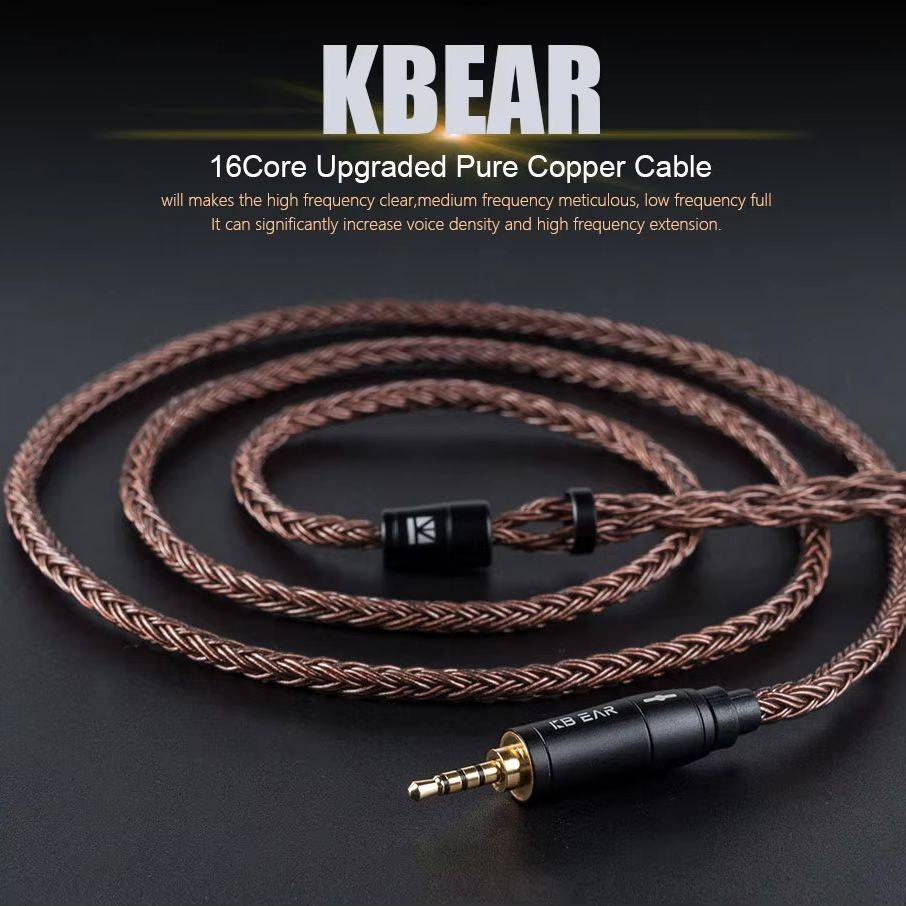 KBEAR 16-aderige 2-pins IEM-ho - In Ear Monitor Iem recensie en prijs