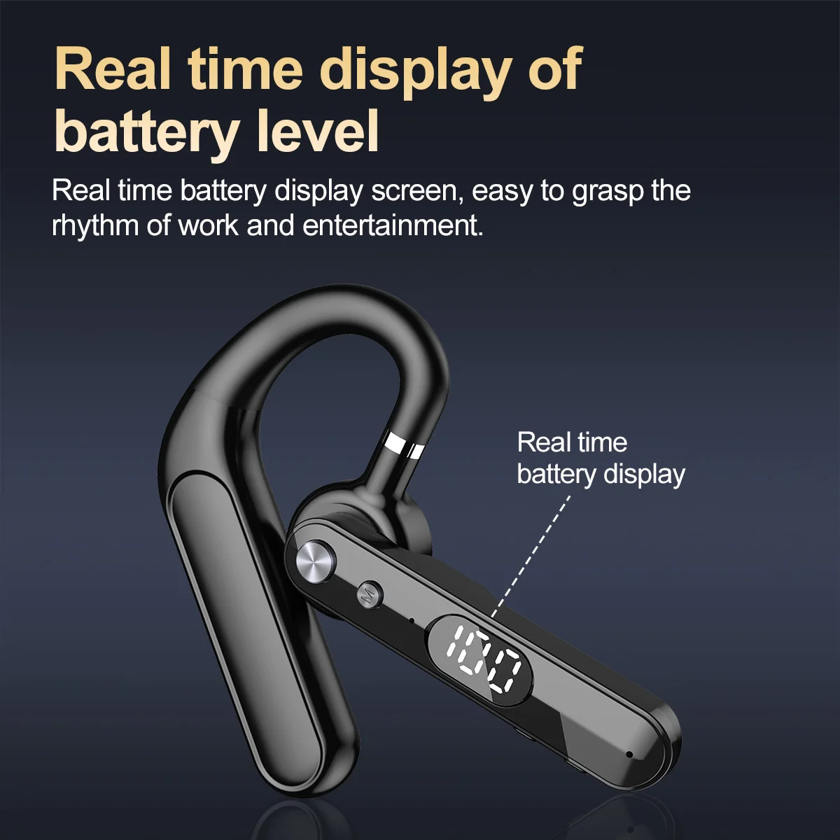 Draadloze Bluetooth-hoofdtelef - Bluetooth Headset On Ear recensie en prijs