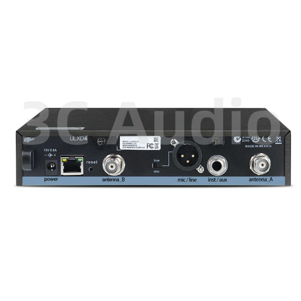 ULXD4-SLXD 500/600 MHz Profess - Shure Mic Sm58 recensie en prijs